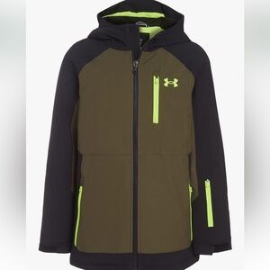 NWT Under Armour Storm Proof Kids Boys Youth Ski Jacket Coat Size M 10 12